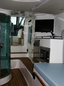 Arctic Blue 35 inboard cabin